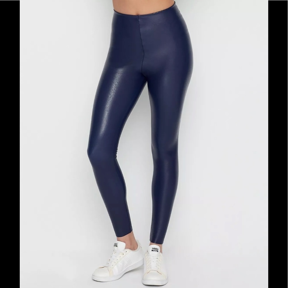 Commando Faux Leather Leggings Navy size M